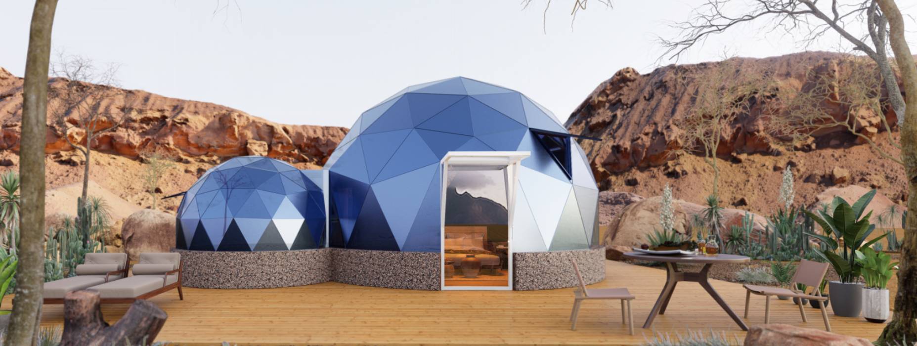 印台区球形智能光伏玻璃星空房